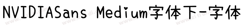 NVIDIASans Medium字体下字体转换
